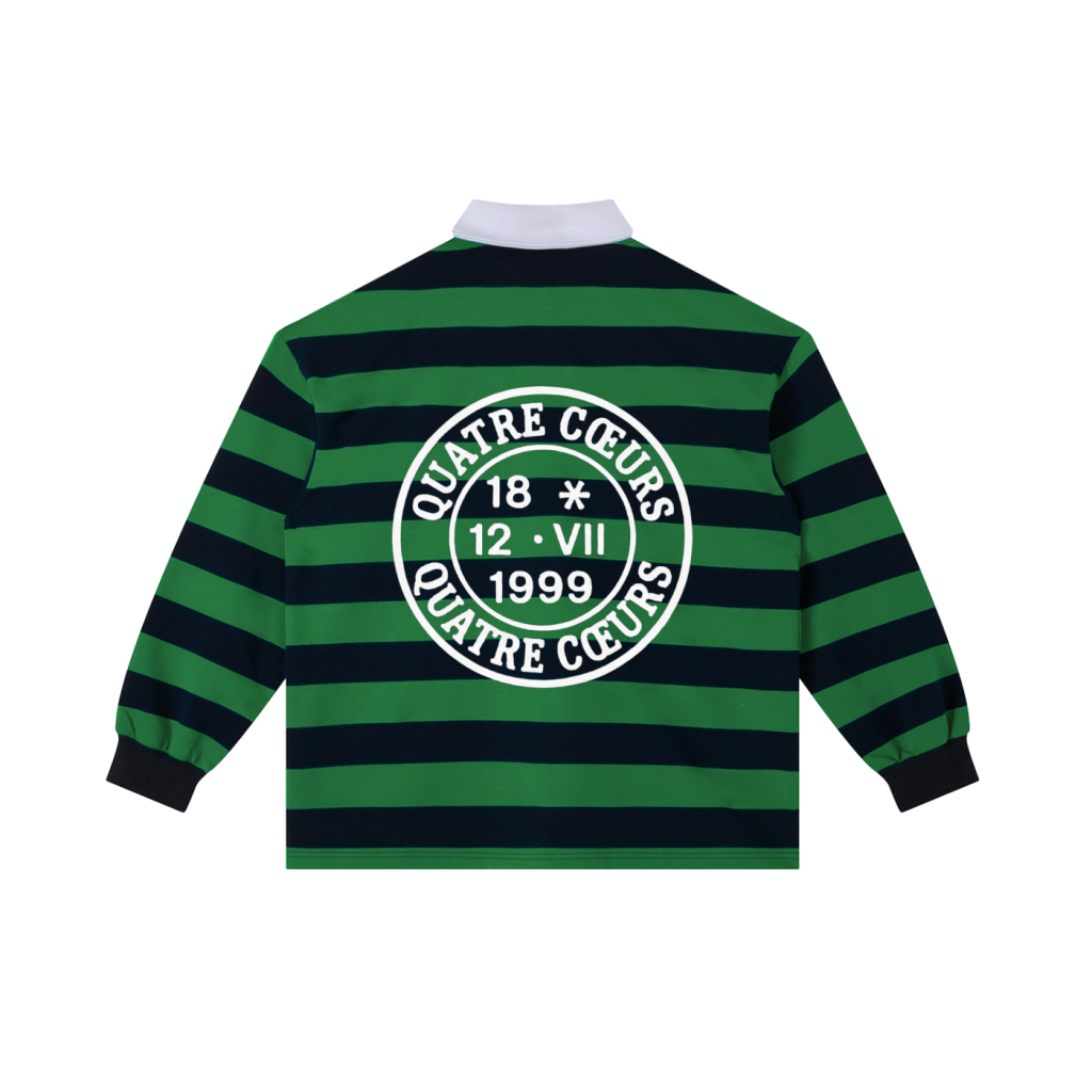 Striped Rugby Polo