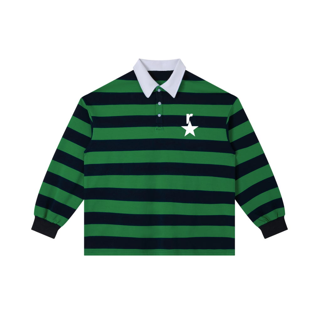 Striped Rugby Polo
