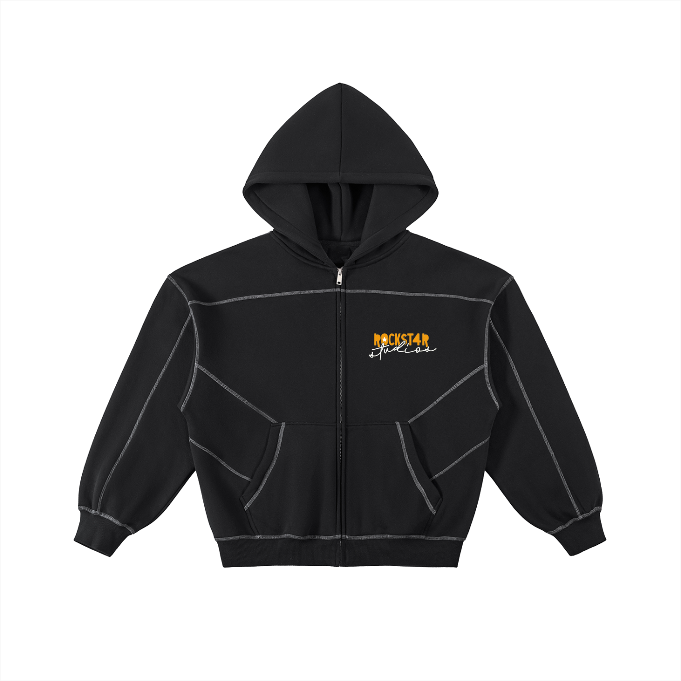 Rockstar Studios Boxy Zip-Up
