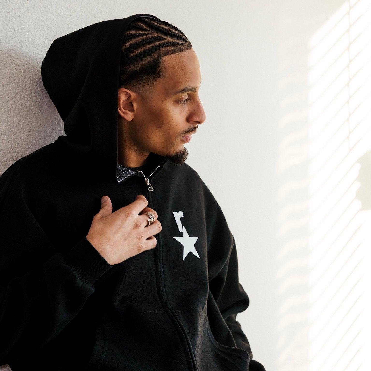 Quatre Cœurs Zip-up