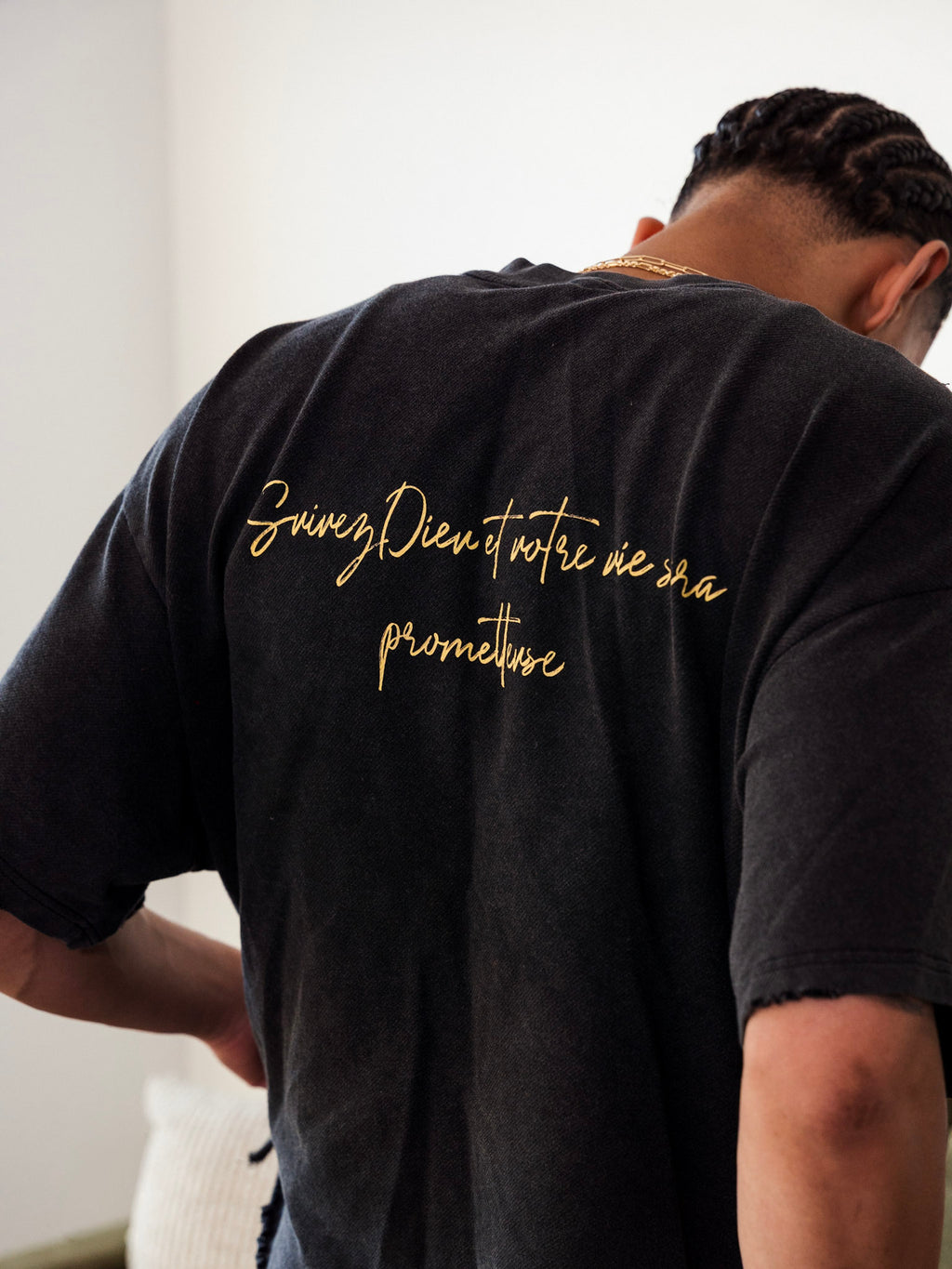 Quatre Cœurs Distressed T-Shirt