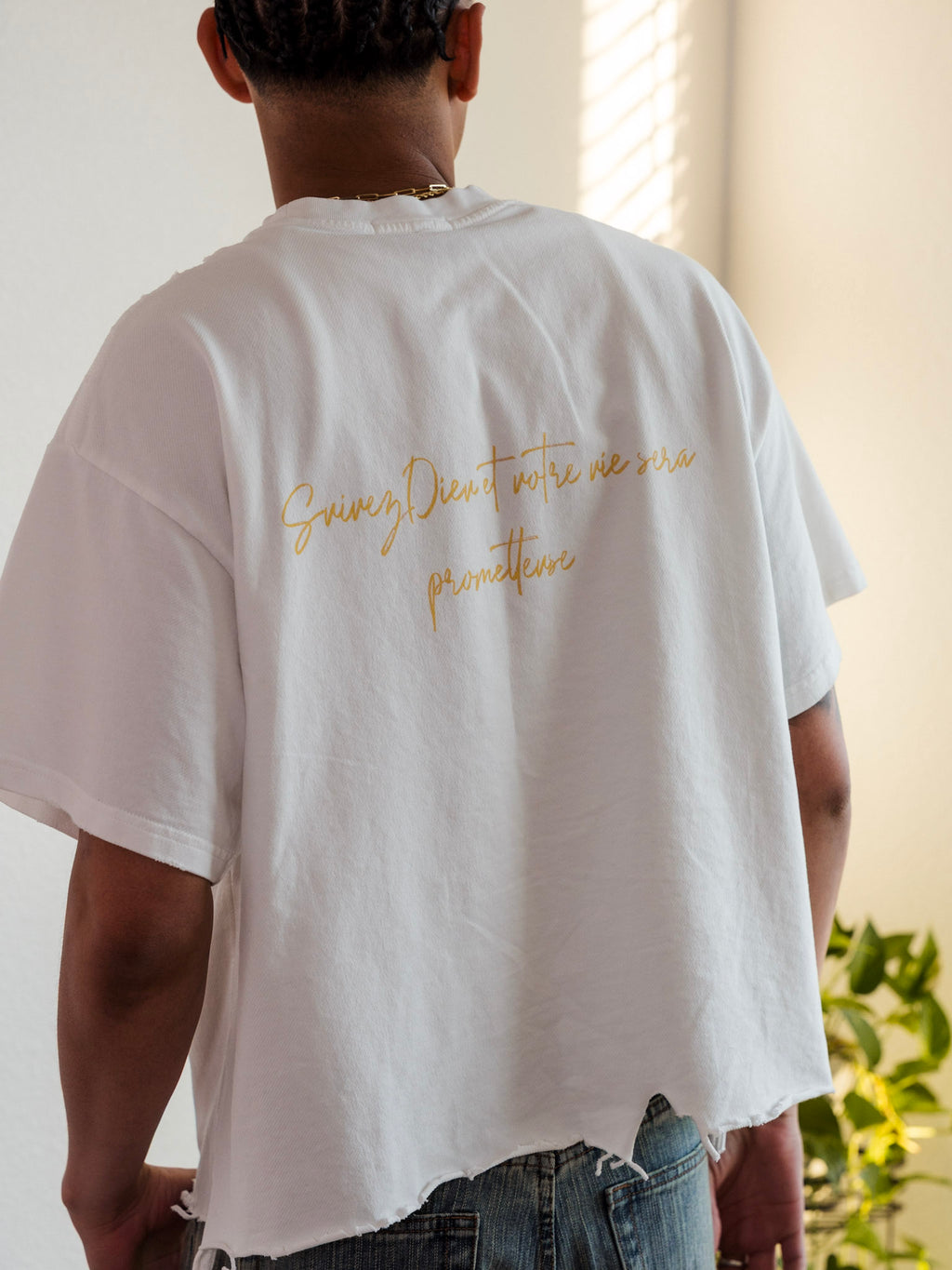 Quatre Cœurs Distressed T-Shirt