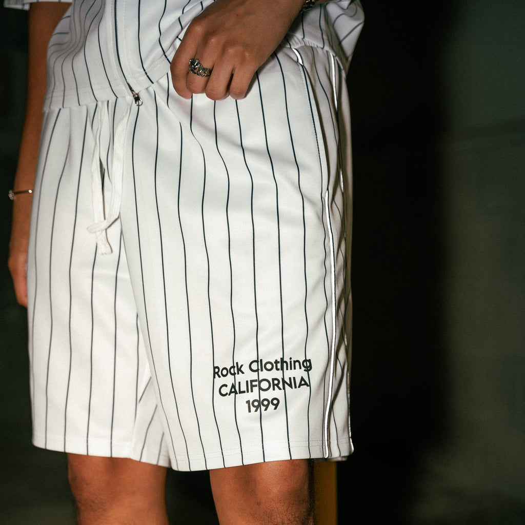 Vanguard Pinstripe Gym Shorts