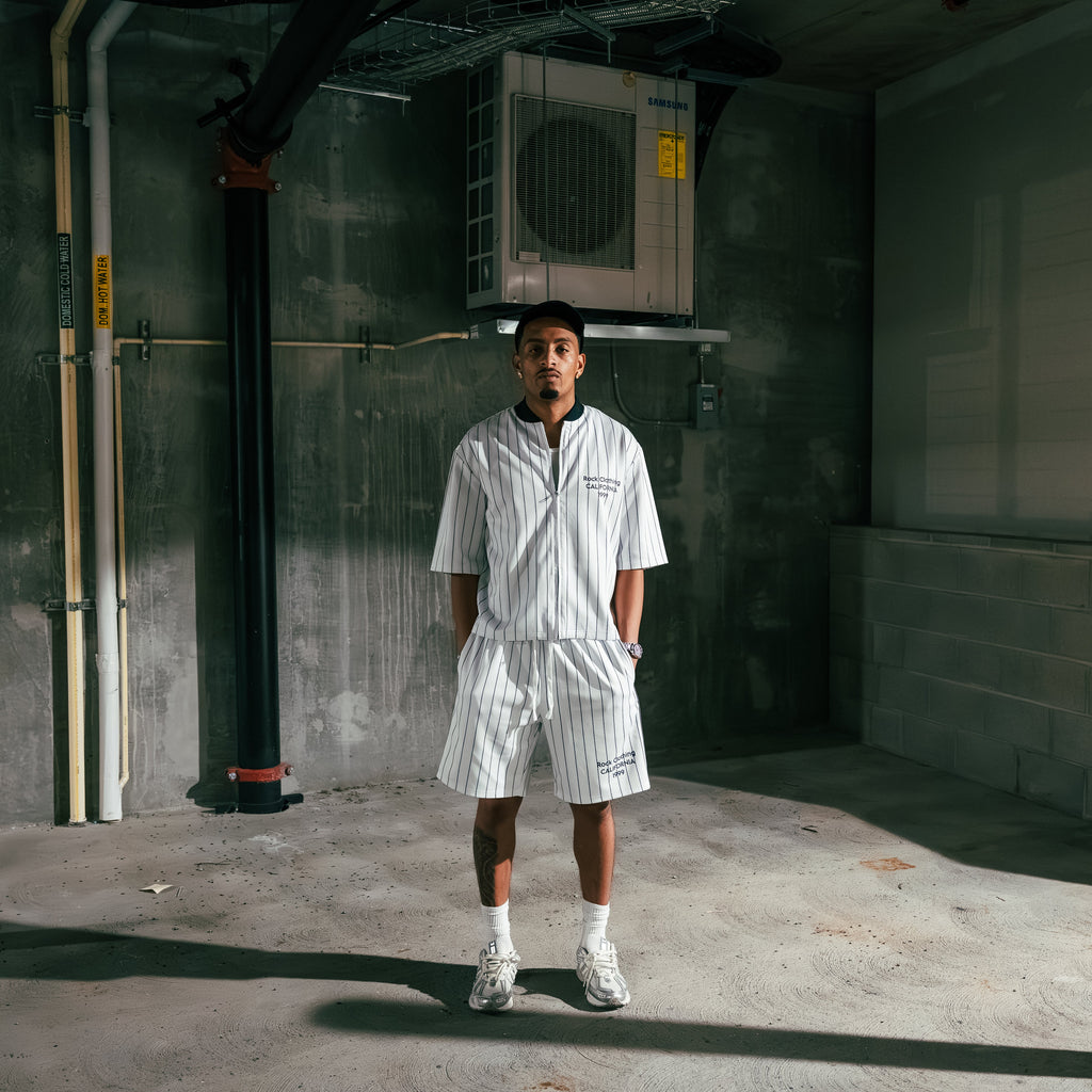 Vanguard Pinstripe Gym Shorts